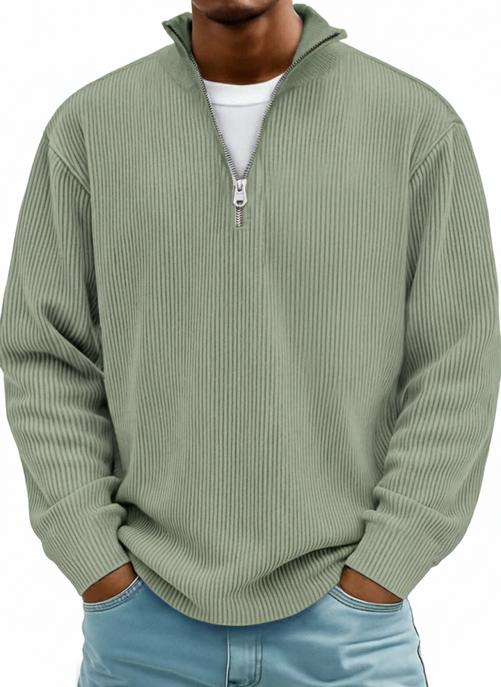 PULL DEMI-ZIP POUR HOMME