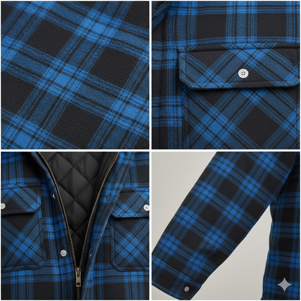 MANTEAU EN LAINE MÉLANGÉE POUR HOMME