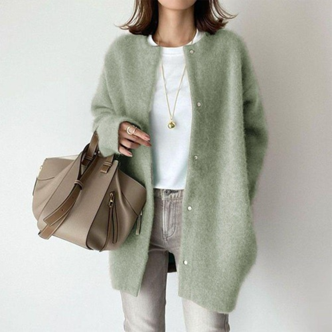 Blandine | Gilet long en cachemire