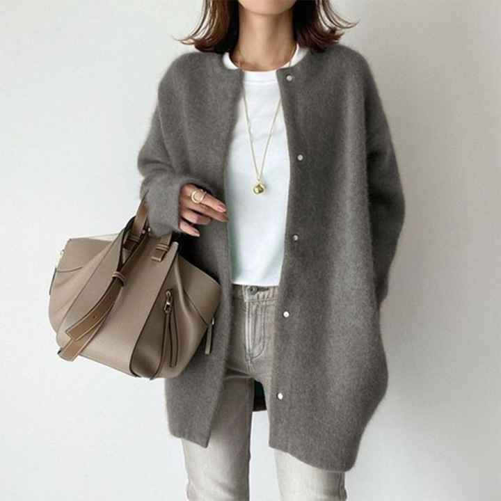 Blandine | Gilet long en cachemire