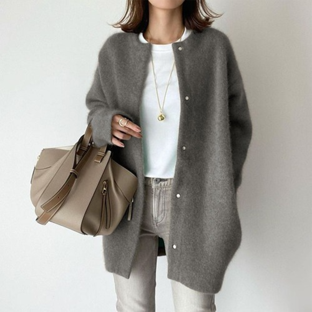 Blandine | Gilet long en cachemire
