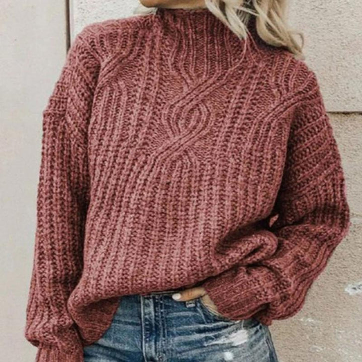 Camille Cannes | Pull à motif torsadé