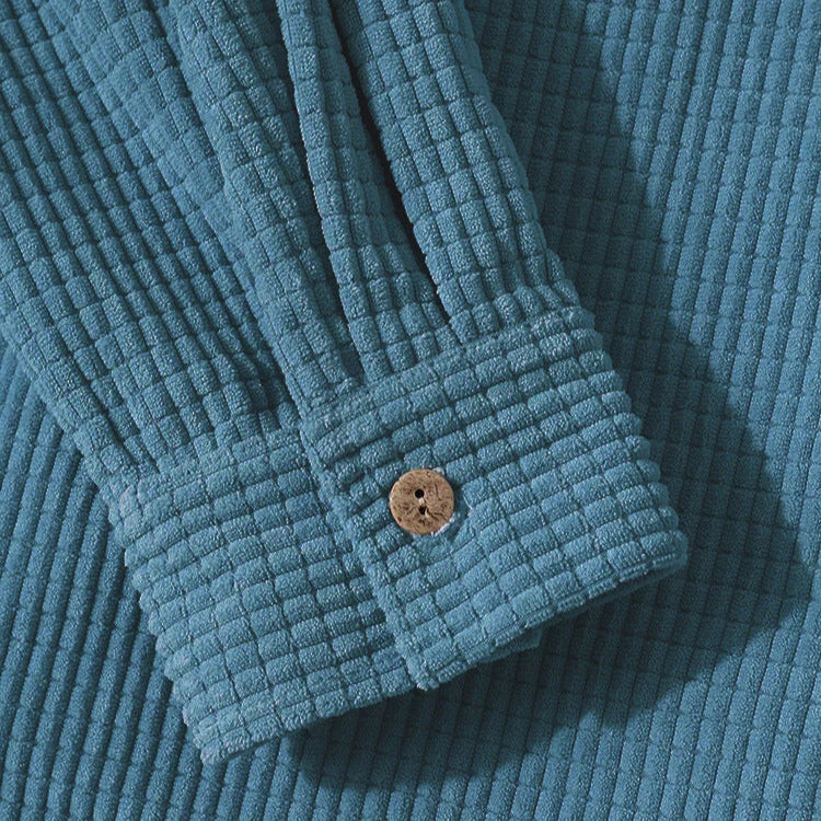 CHEMISE EN CORDUROY AVEC CAPUCHE