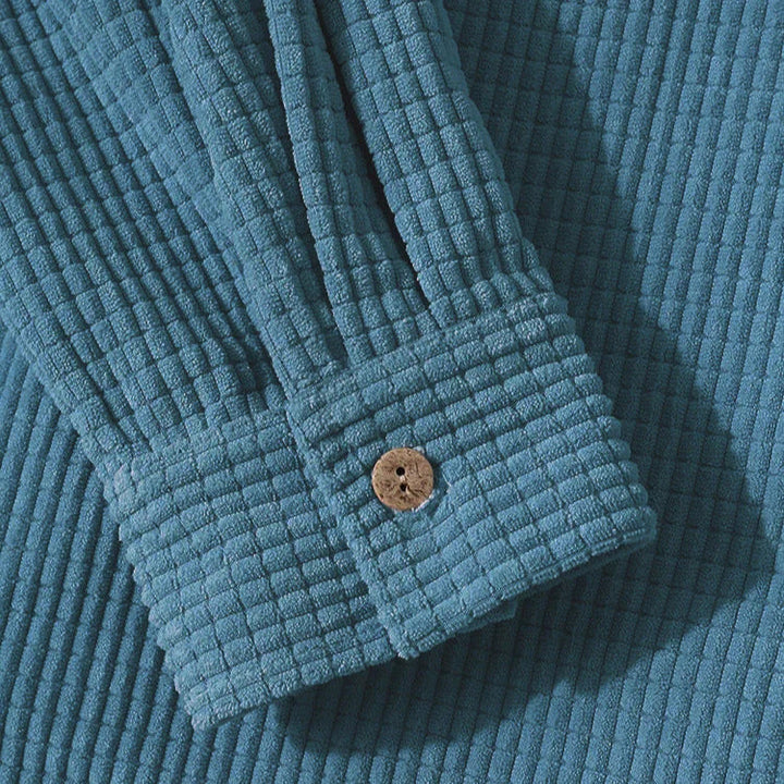 CHEMISE EN CORDUROY AVEC CAPUCHE