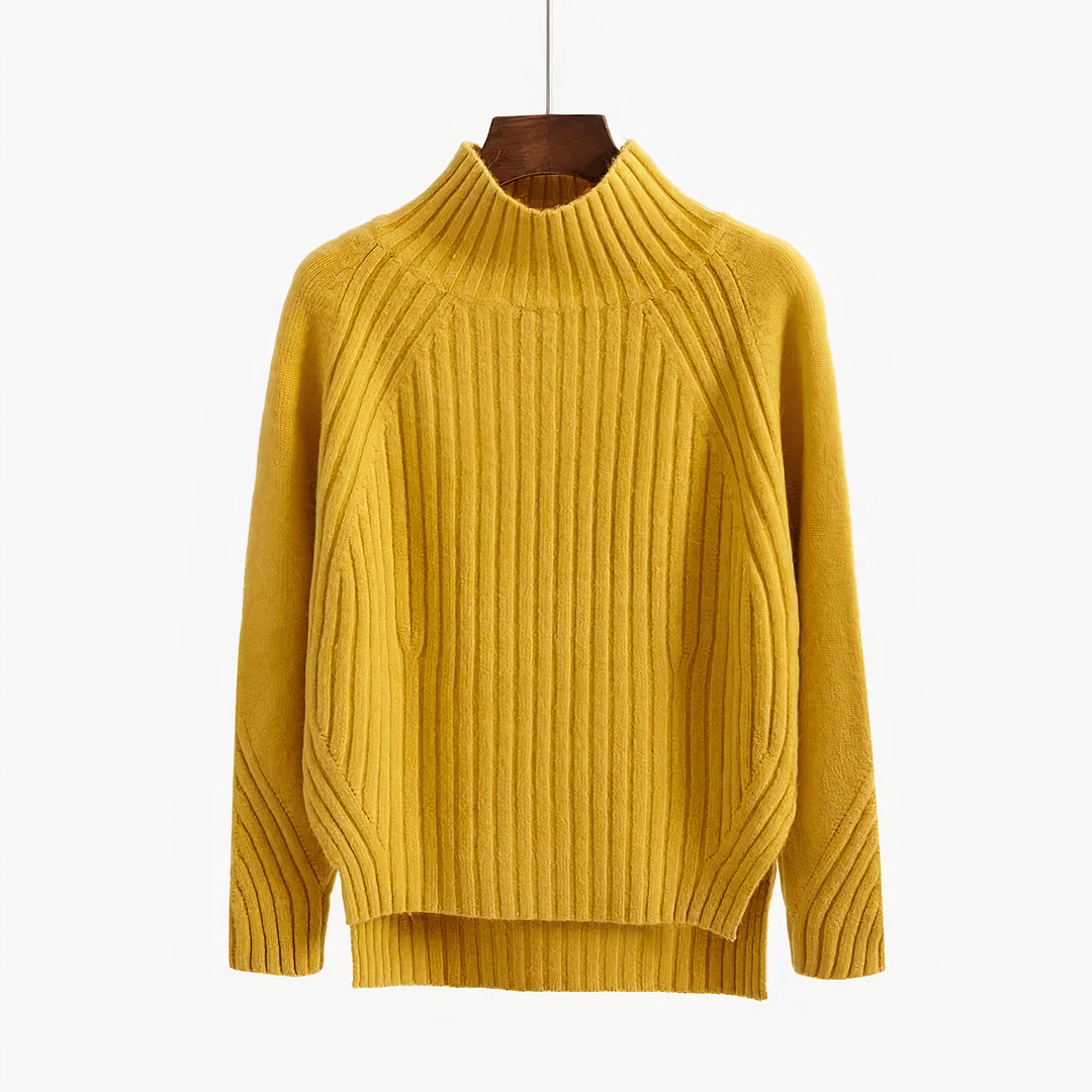 Amélia | Pull Maille Côtelée Douce