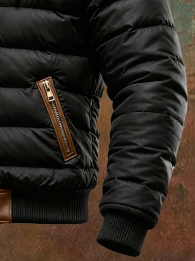 VESTE DOUBLÉE CHAUDE POUR HOMME