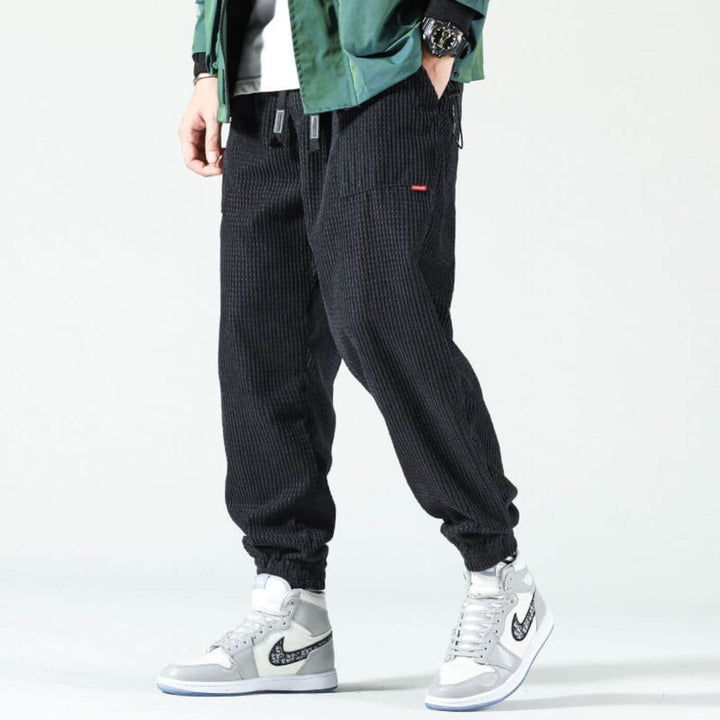 PANTALON DE JOGGING EN VELOURS CÔTELÉ POUR HOMME