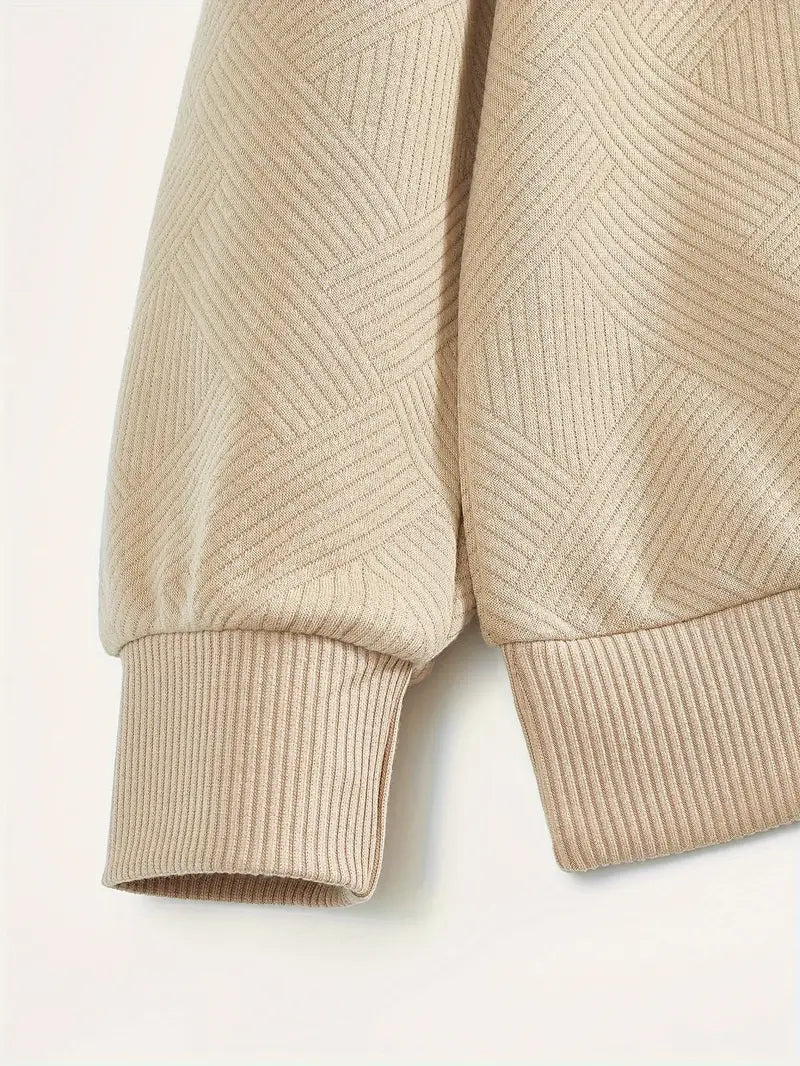 PULL À MAILLE GÉOMÉTRIQUE POUR HOMME