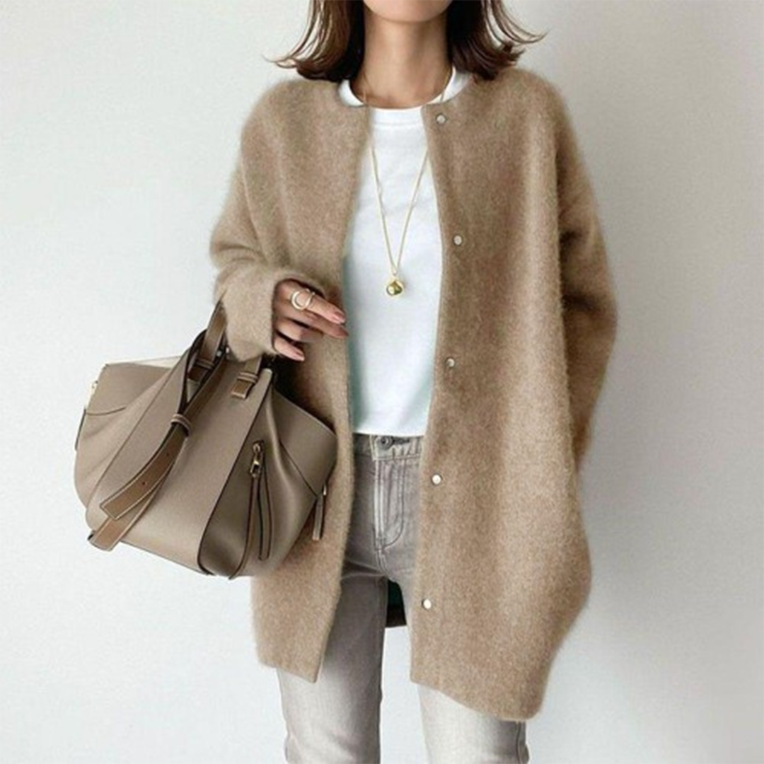 Blandine | Gilet long en cachemire