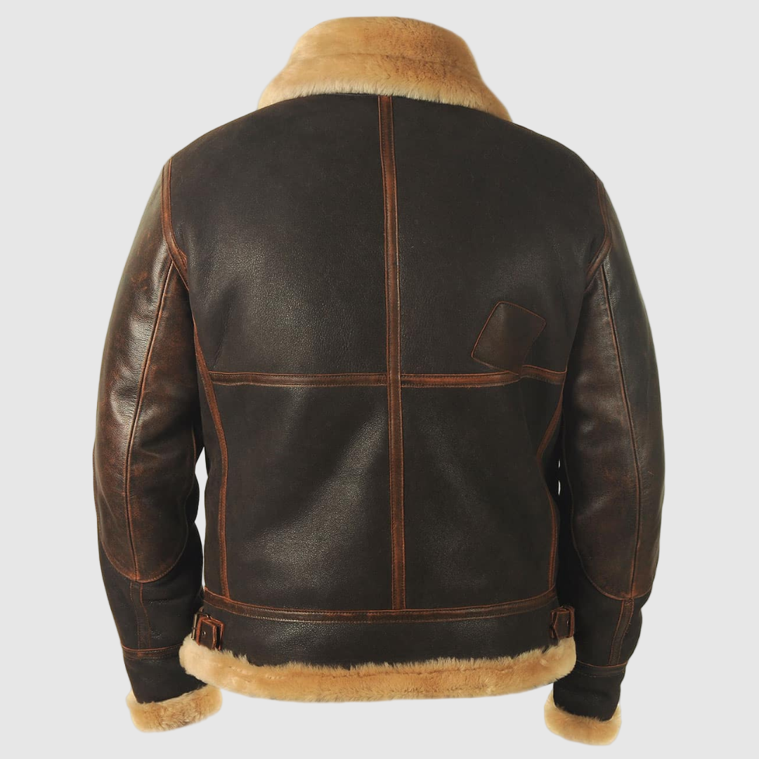 VESTE AVIATEUR CLASSIQUE POUR HOMME