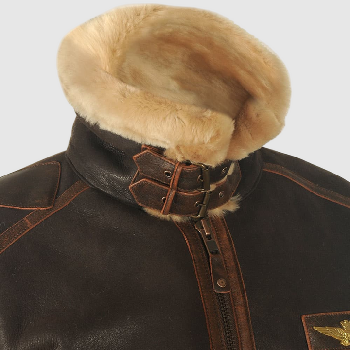 VESTE AVIATEUR CLASSIQUE POUR HOMME