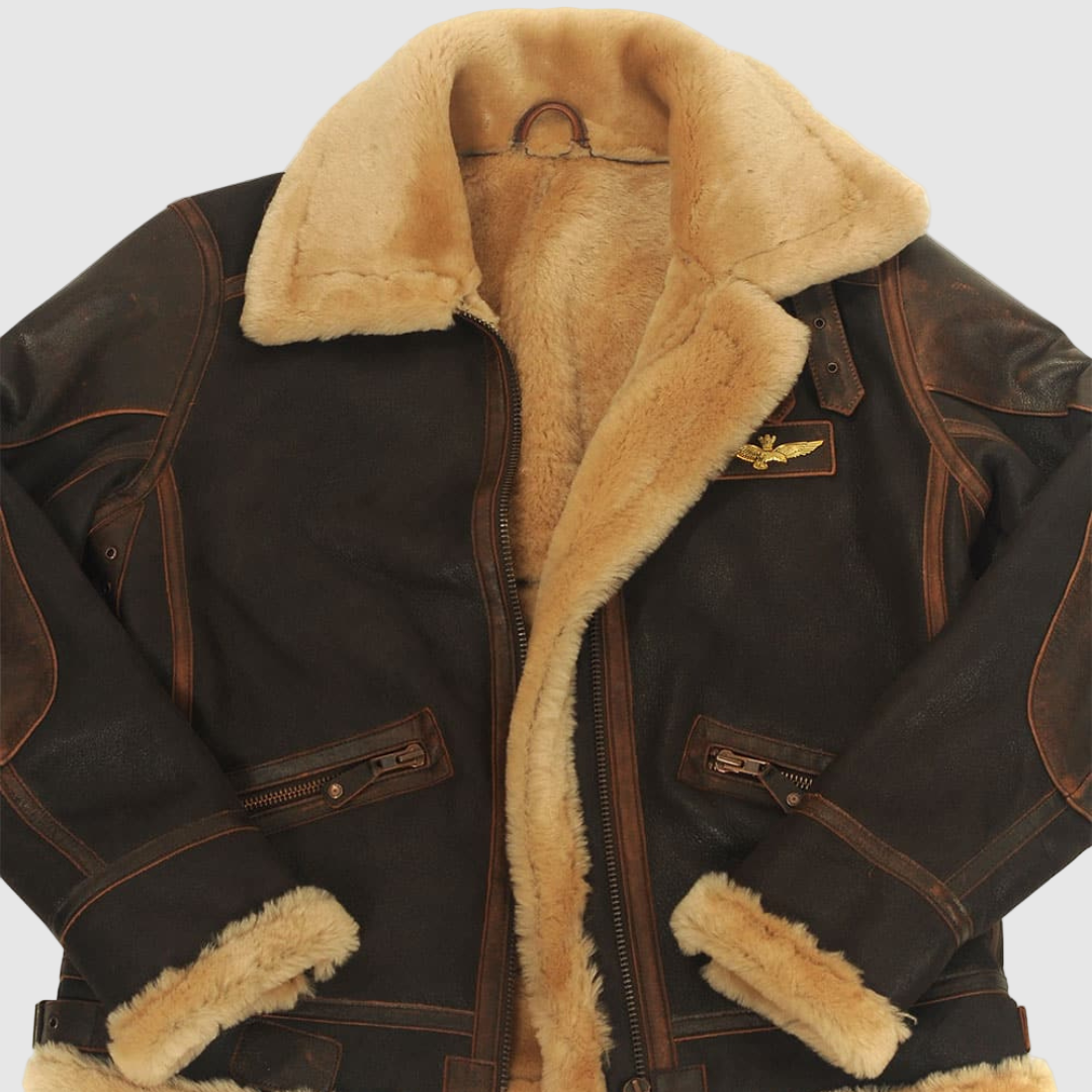 VESTE AVIATEUR CLASSIQUE POUR HOMME