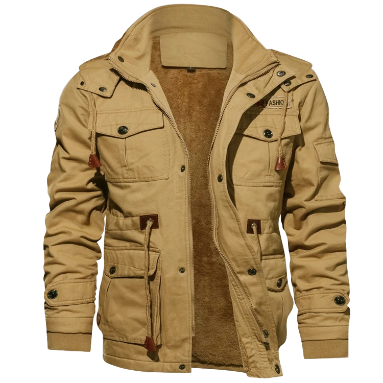 VESTE D'HIVER À DOUBLURE SHERPA POUR HOMME