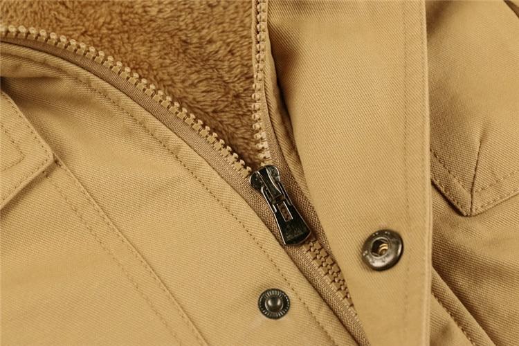 VESTE D'HIVER À DOUBLURE SHERPA POUR HOMME