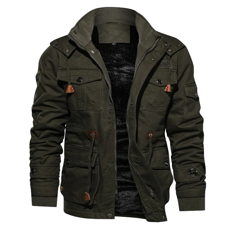 VESTE D'HIVER À DOUBLURE SHERPA POUR HOMME