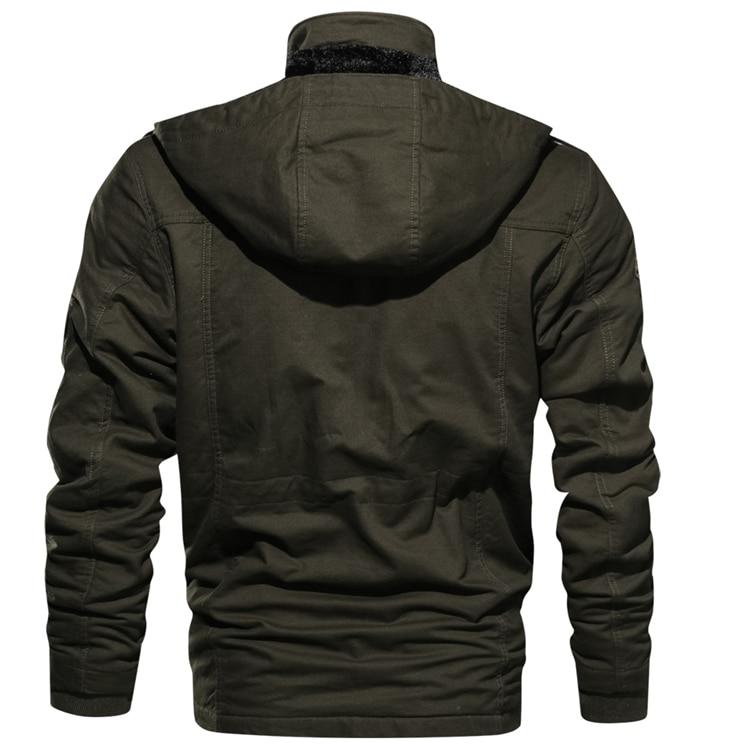 VESTE D'HIVER À DOUBLURE SHERPA POUR HOMME