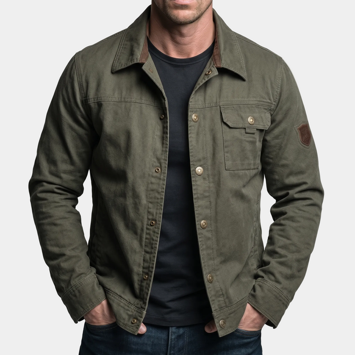ARTHUR | Veste trucker en coton lavé — coupe vintage