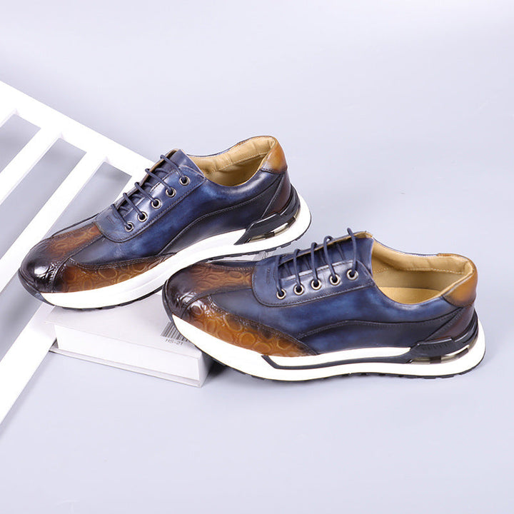 BASKETS EN CUIR POUR HOMMES