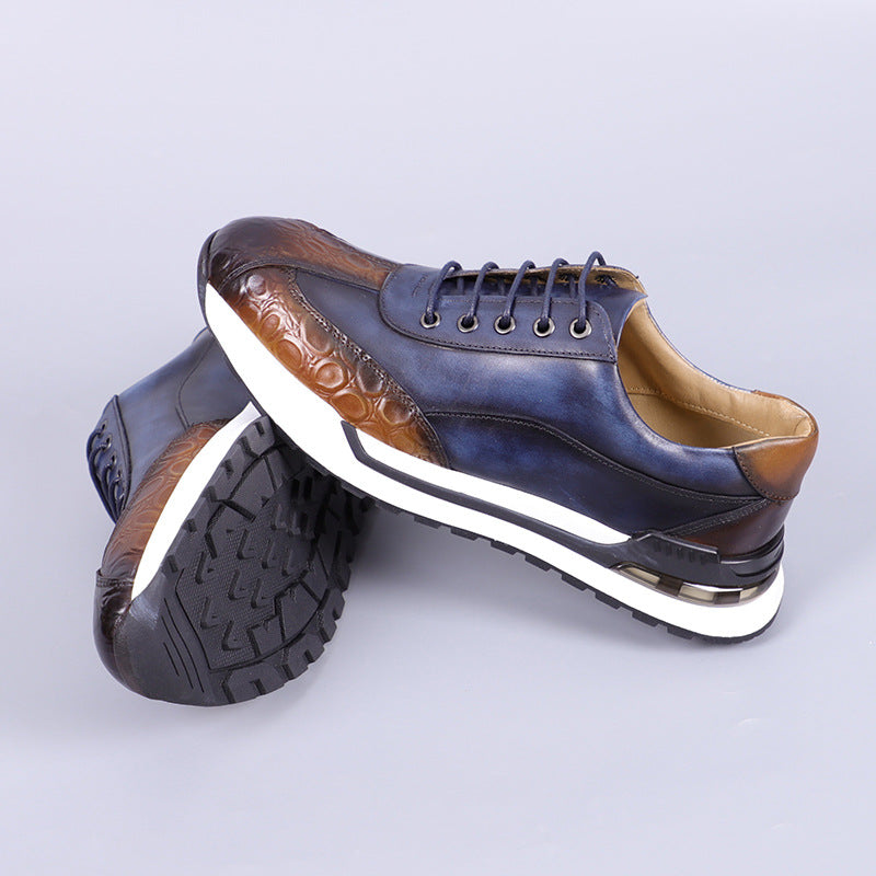 BASKETS EN CUIR POUR HOMMES