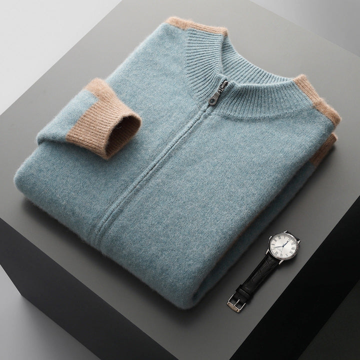 VESTE EN LAINE MÉRINOS POUR HOMME