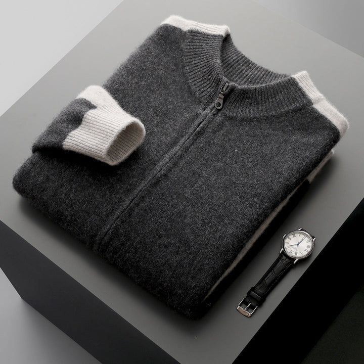 VESTE EN LAINE MÉRINOS POUR HOMME
