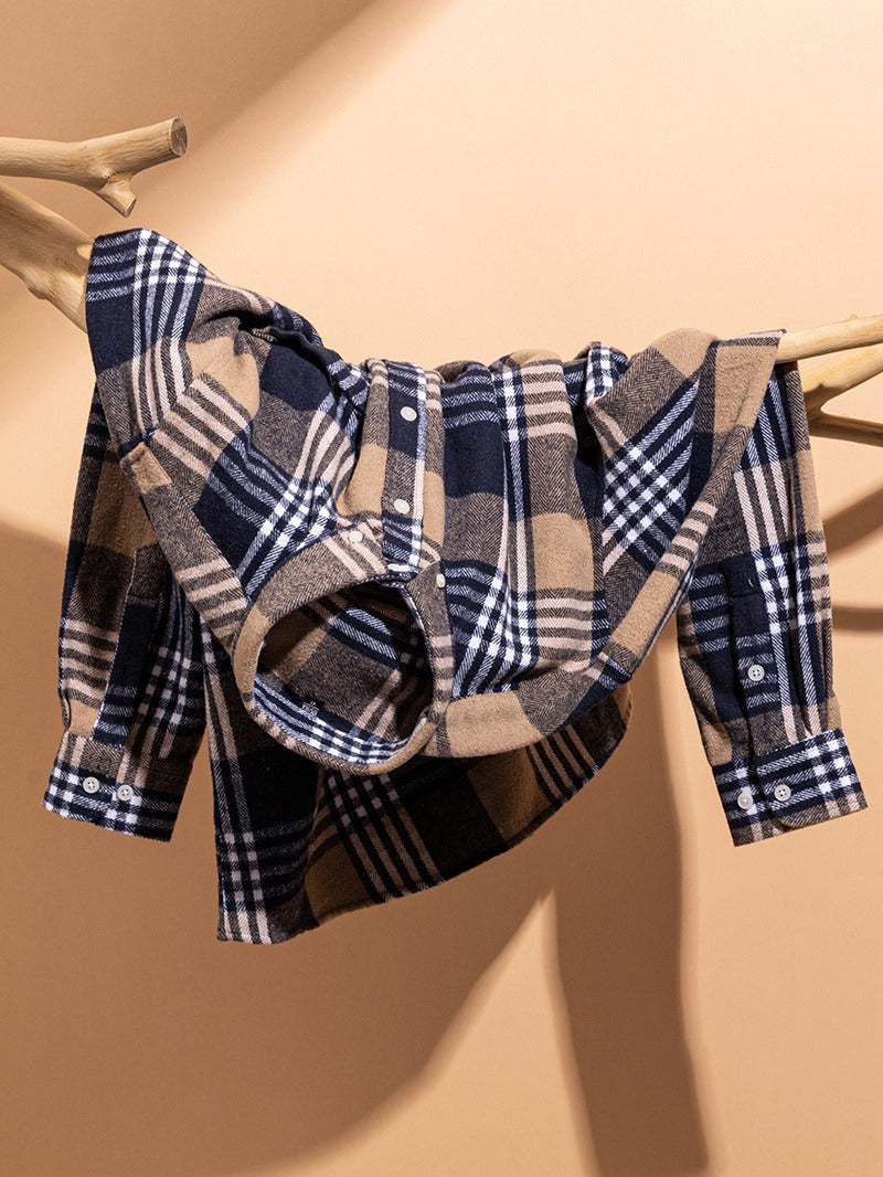 CHEMISE À CARREAUX POUR HOMME MODERNE