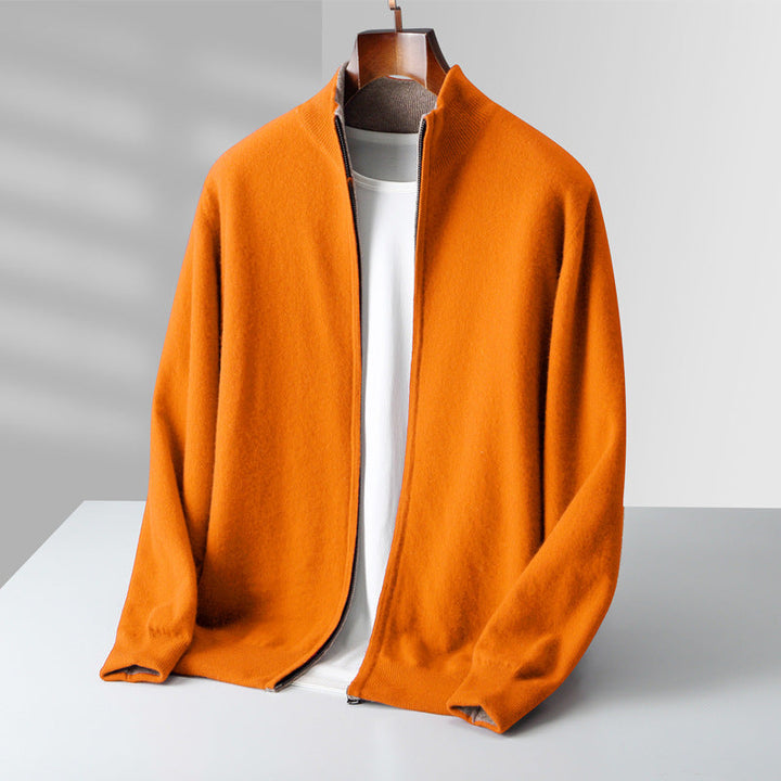 CARDIGAN ZIPPÉ EN MAILLE POUR HOMME