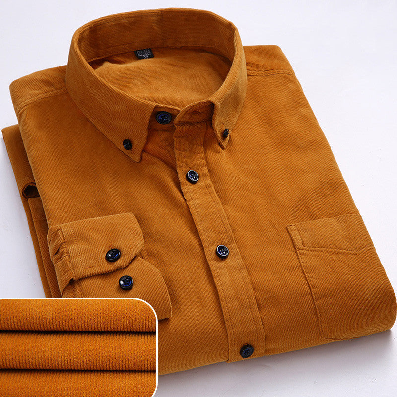 CHEMISE EN VELOURS CÔTELÉ POUR HOMME