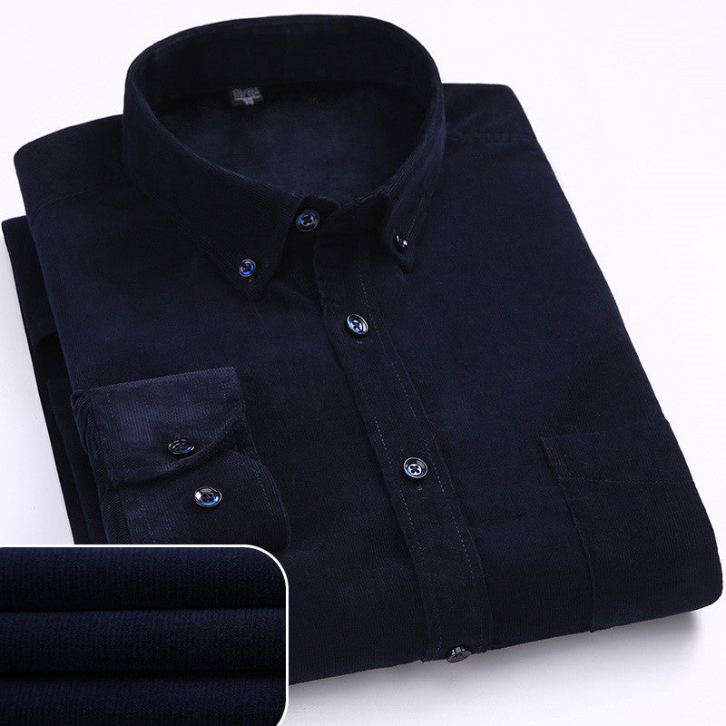 CHEMISE EN VELOURS CÔTELÉ POUR HOMME