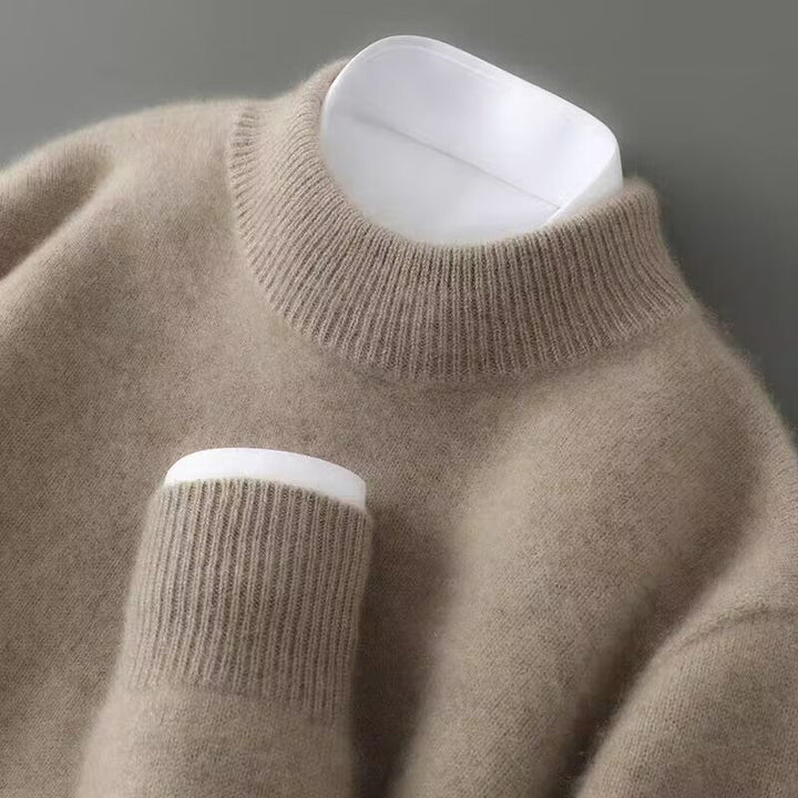 Sylvie | Pull en cachemire col montant