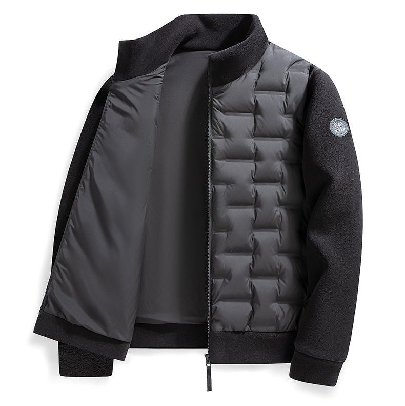 VESTE D’HIVER MATELASSÉE ÉLÉGANTE POUR HOMME