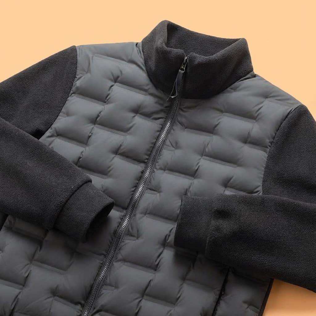 VESTE D’HIVER MATELASSÉE ÉLÉGANTE POUR HOMME