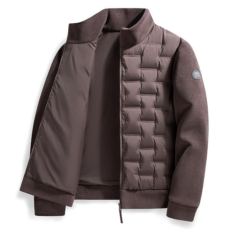 VESTE D’HIVER MATELASSÉE ÉLÉGANTE POUR HOMME
