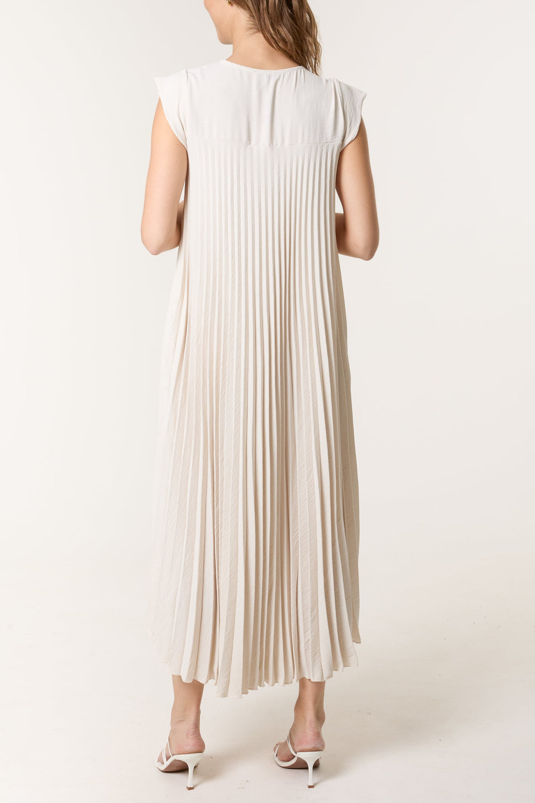 Élora | Robe Plissée Élégante & Fluide