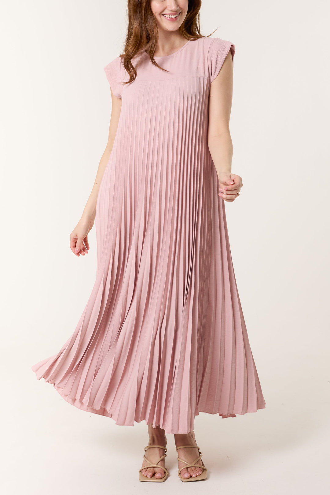 Élora | Robe Plissée Élégante & Fluide