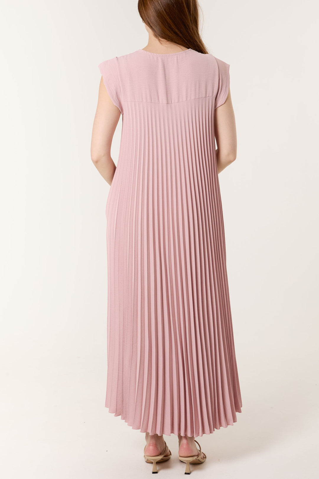 Élora | Robe Plissée Élégante & Fluide