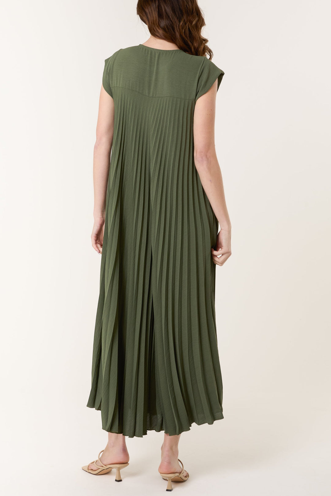 Élora | Robe Plissée Élégante & Fluide