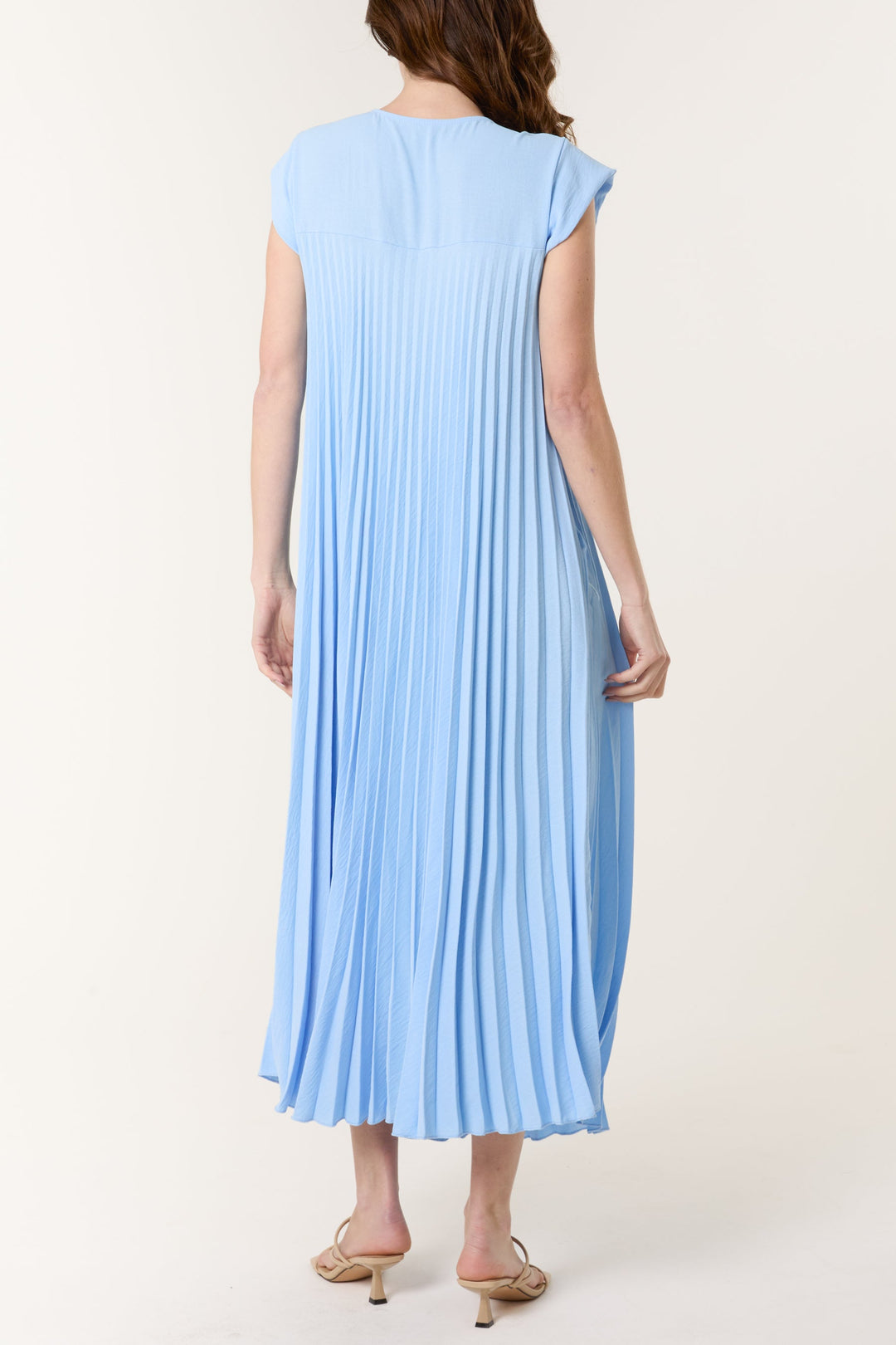 Élora | Robe Plissée Élégante & Fluide