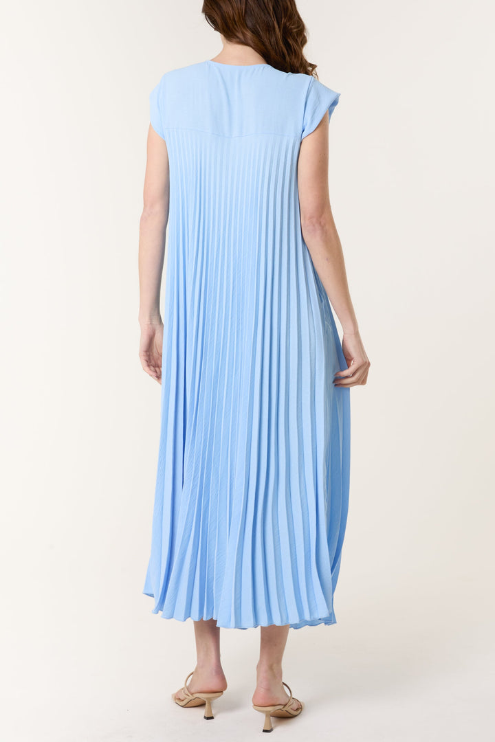 Élora | Robe Plissée Élégante & Fluide