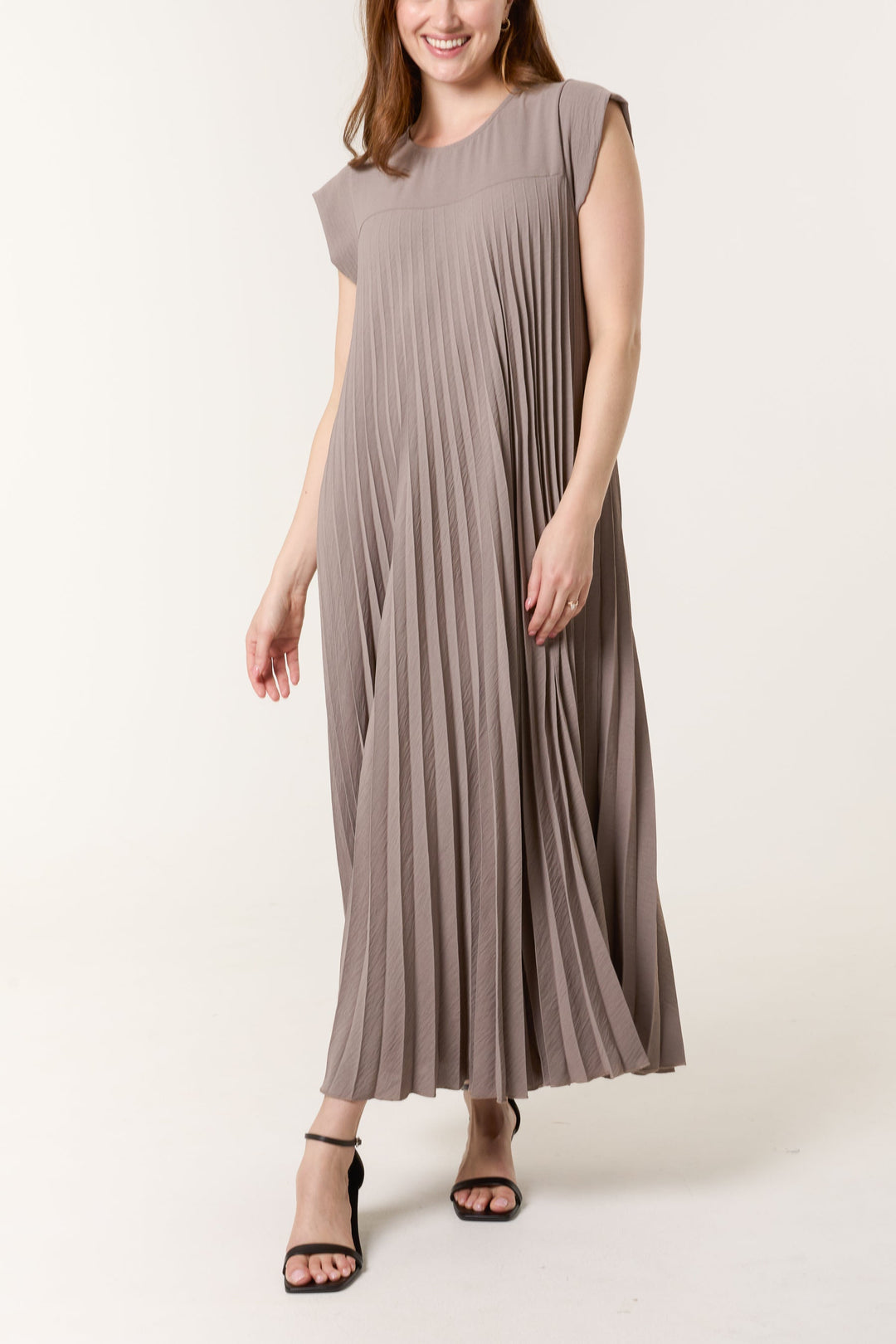 Élora | Robe Plissée Élégante & Fluide