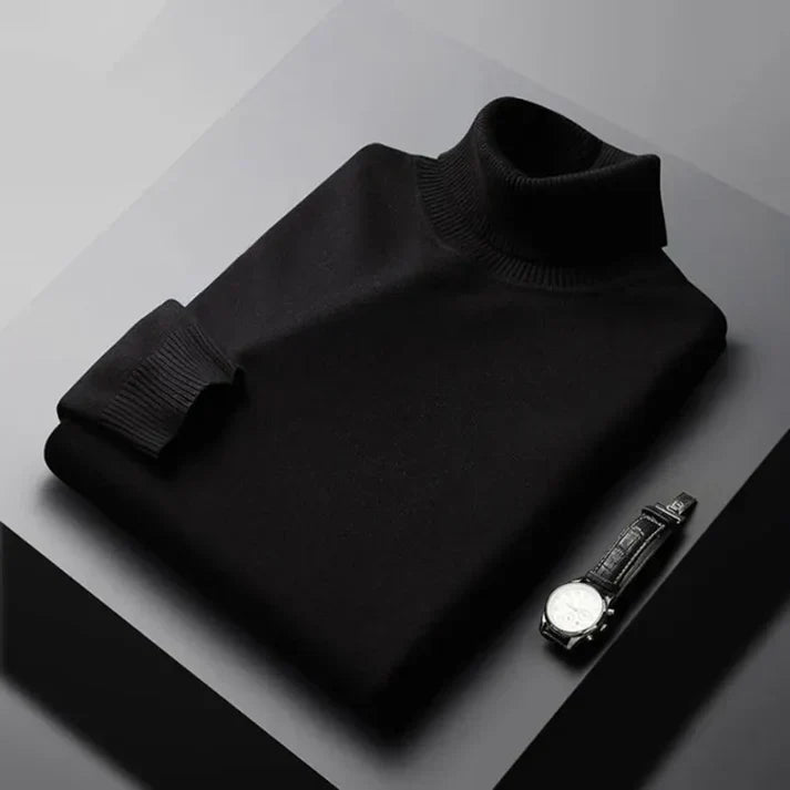 PULL COL ROULÉ CLASSIQUE POUR HOMME