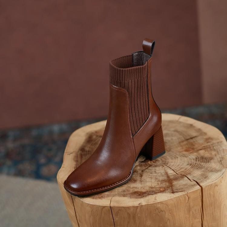 Elara Leather Boots