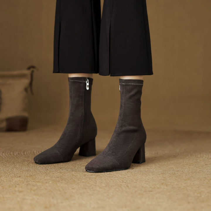 Sari Genuine Suede Boots