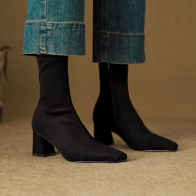 Sari Genuine Suede Boots