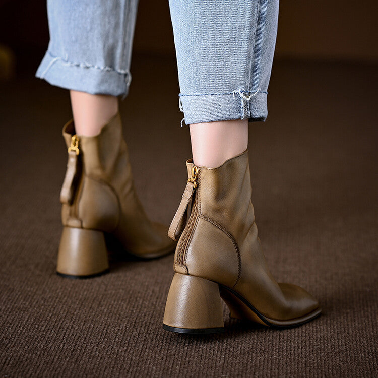Livia Genuine Leather Boots