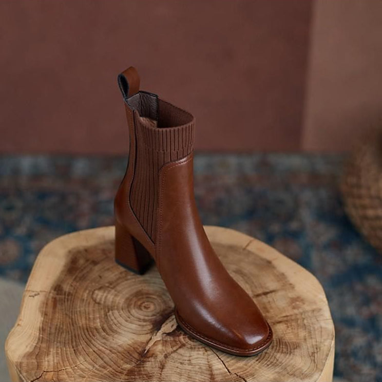 Elara Leather Boots