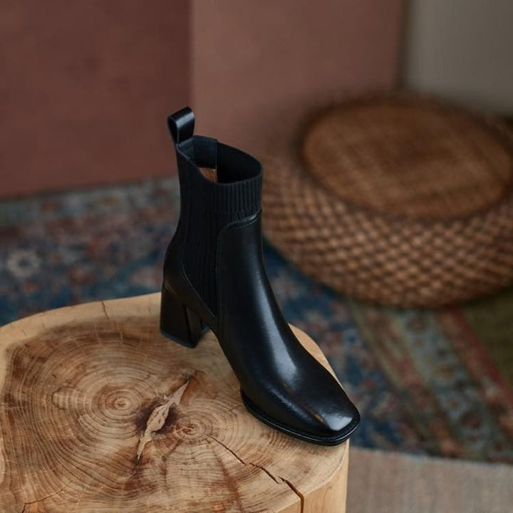 Elara Leather Boots