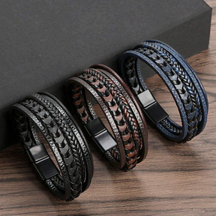 BRACELET HOMME EN CUIR DE LUXE