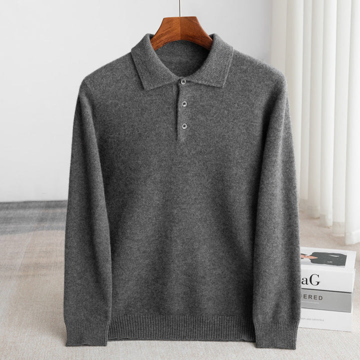 PULL POLO HOMME CLASSIQUE (LAINE HAUT DE GAMME)