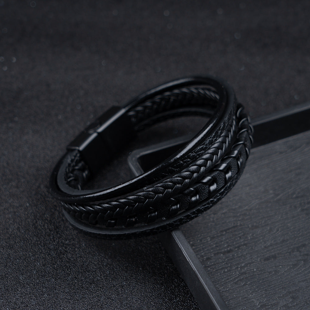 BRACELET HOMME EN CUIR DE LUXE